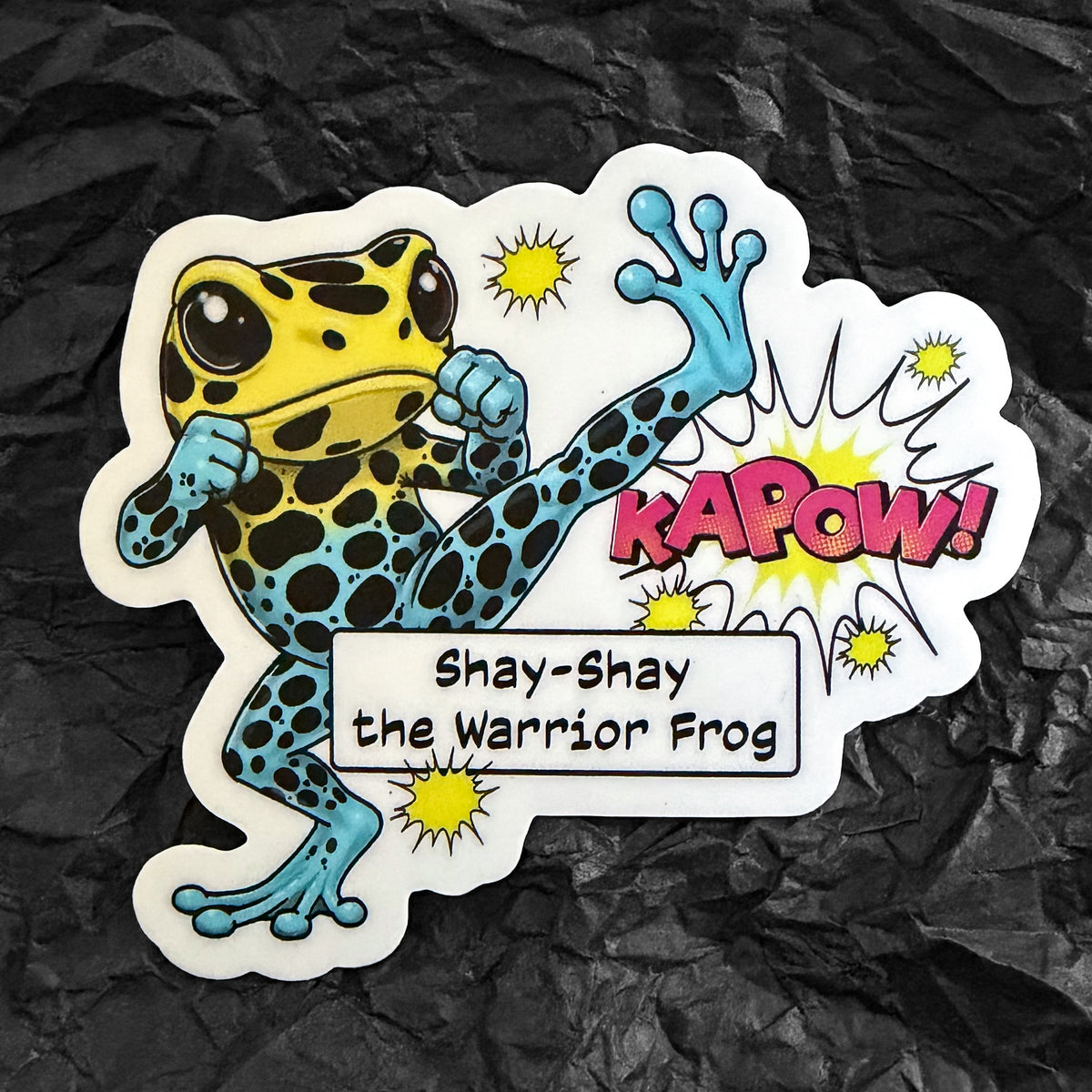 Sticker - Shay-Shay the Warrior Frog
