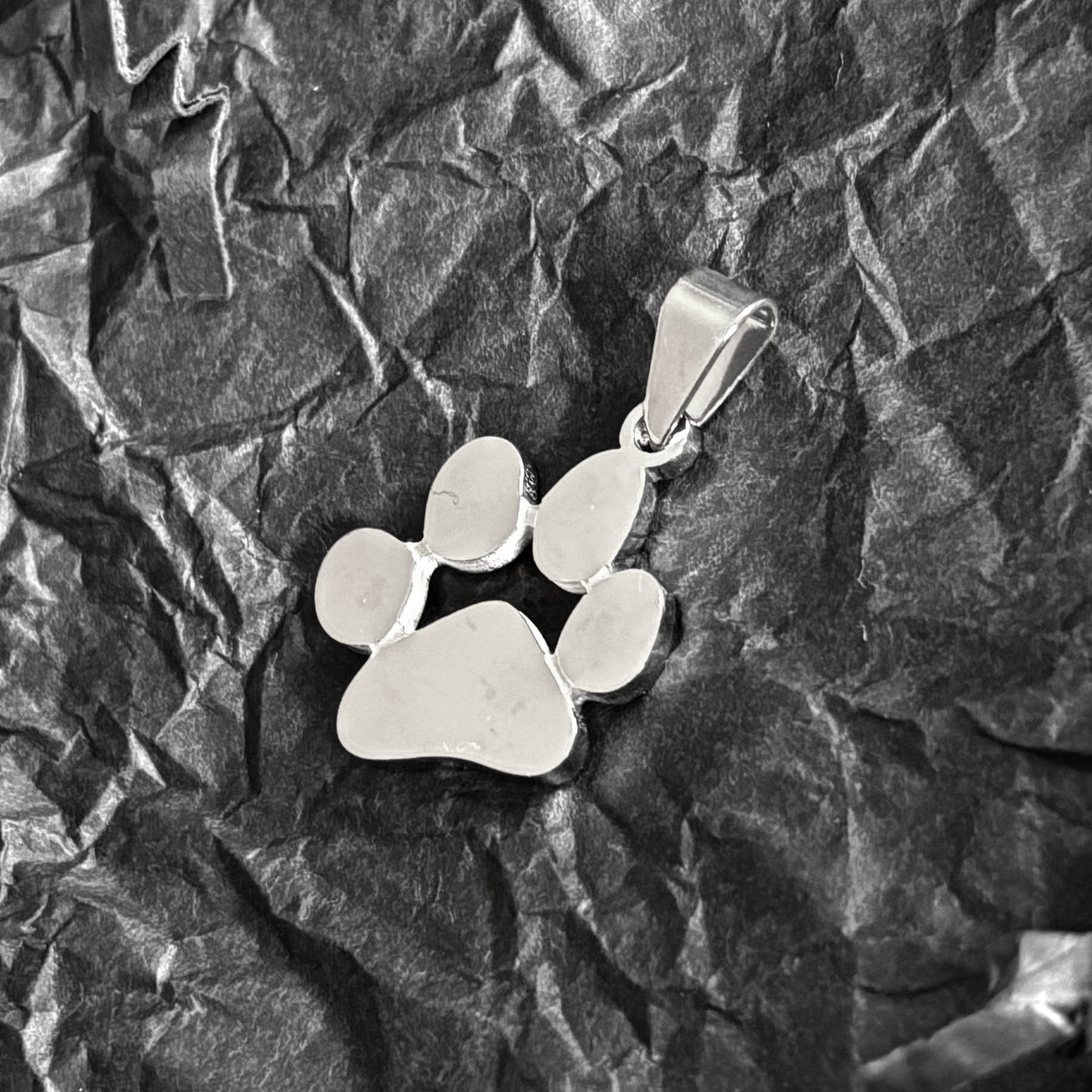 Necklace charm - For the Mclean Pups - Stainless Steel