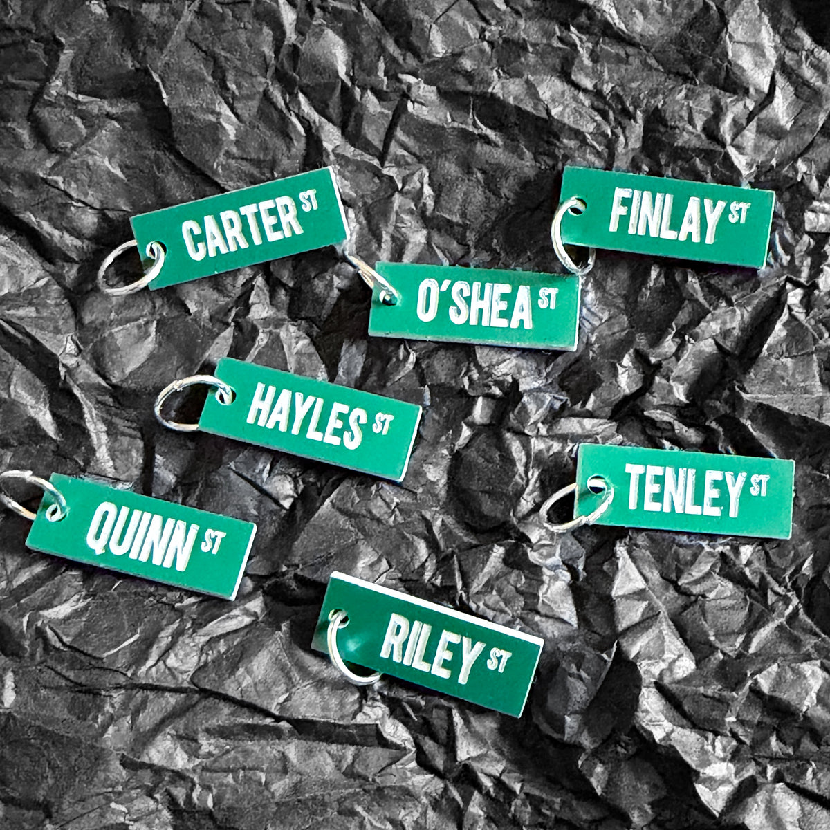 Necklace charm - Character Street Names