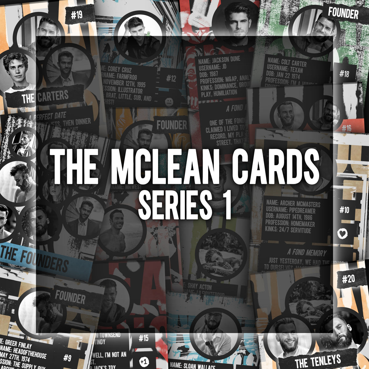 The Mclean Cards - Series 1 - 5 card bundle