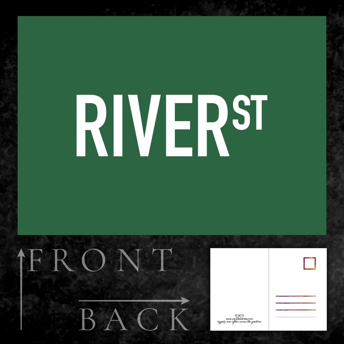 Postcard - River Street - Game Series