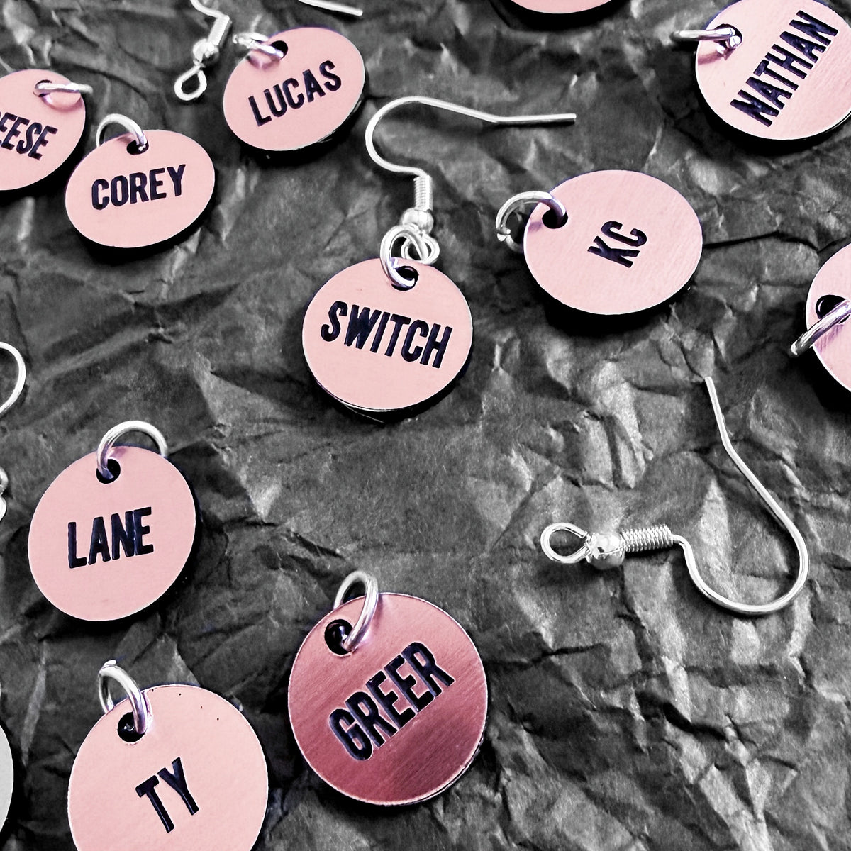 Mini charm - Includes earring hook - The Game Series - Rose gold