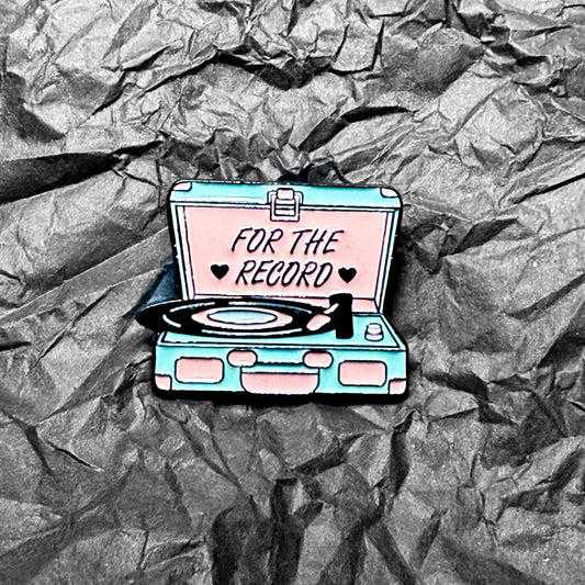 Pin - For the record