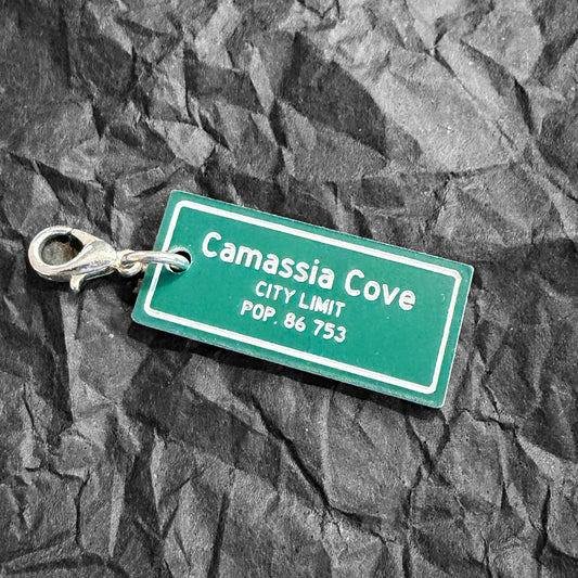 SALE! - Necklace charm - Camassia Cove sign
