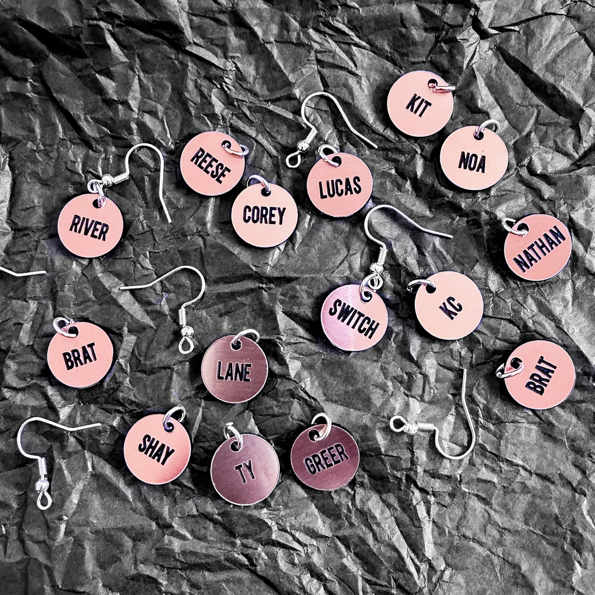 Mini charm - Includes earring hook - The Game Series - Rose gold