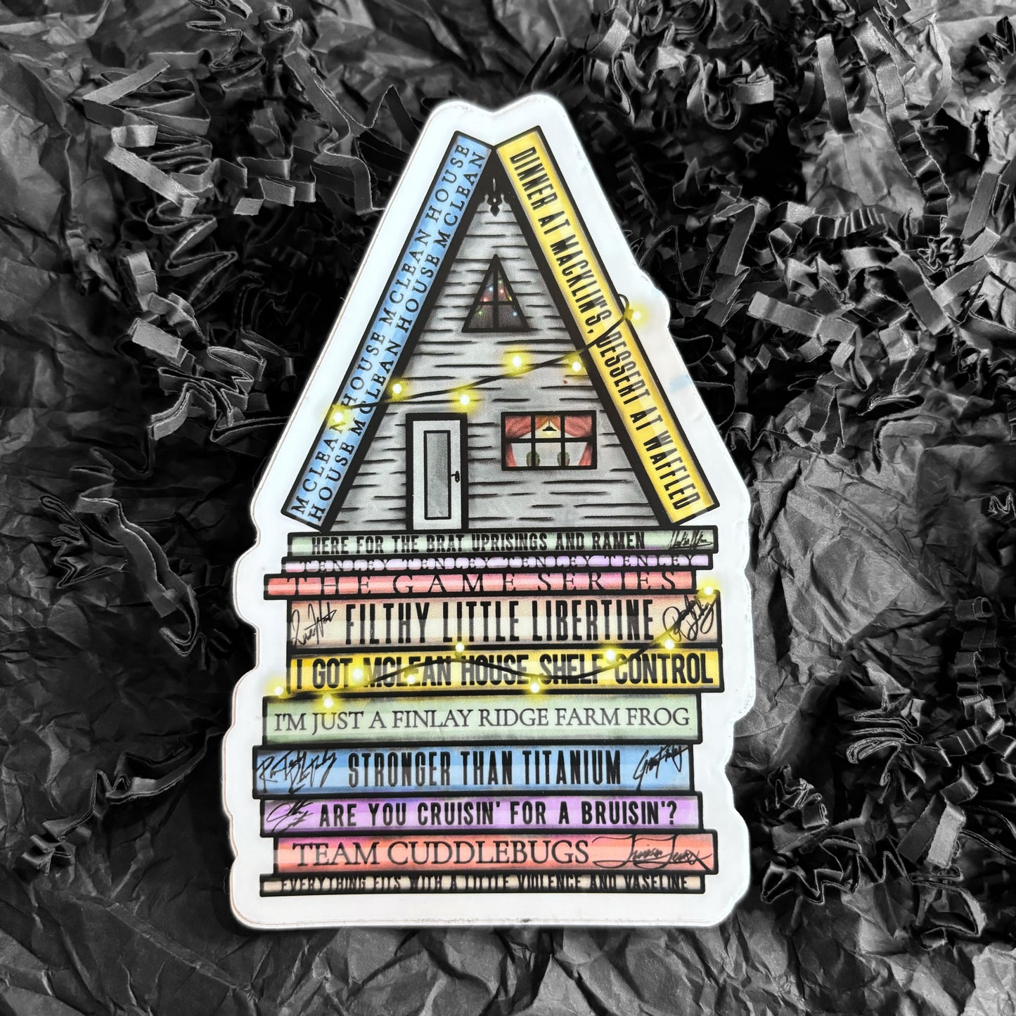 SALE! - Sticker - Mclean House Shelf Control