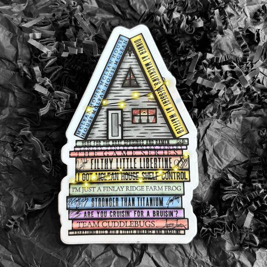 SALE! - Sticker - Mclean House Shelf Control