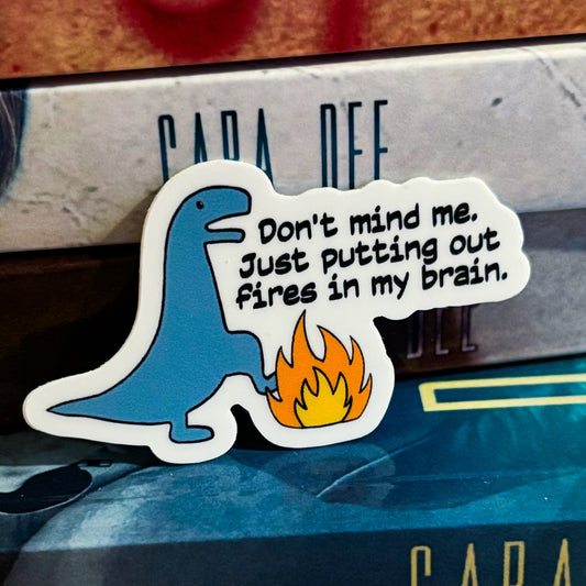 Sticker - Attention Deficit Dino - Charlie