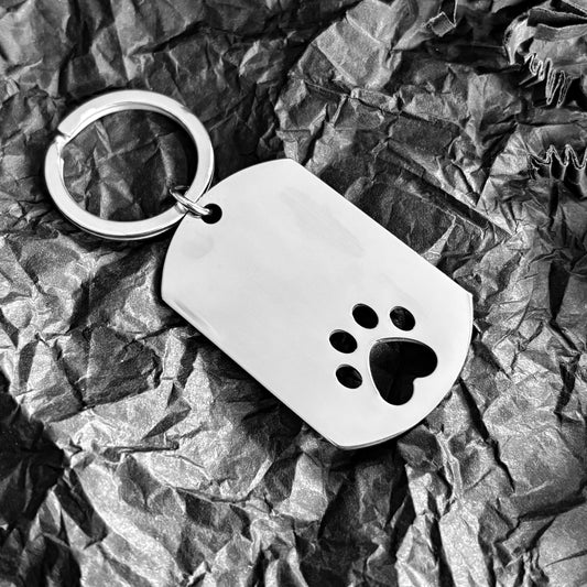 Key Ring - Mclean Pups - Stainless Steal