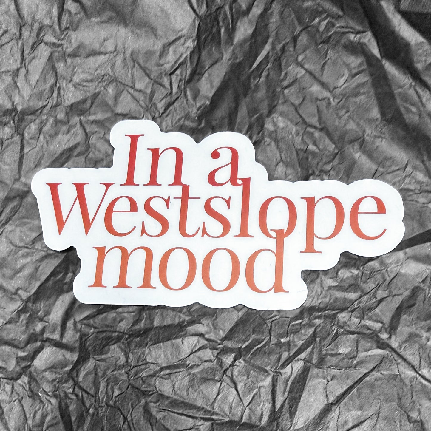 Sticker - Westslope mood - Large