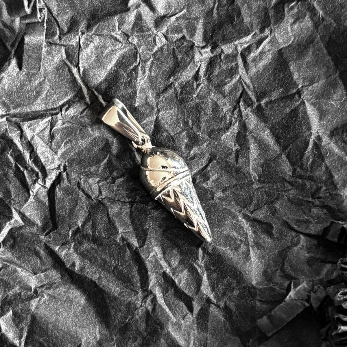 Necklace charm - Kit's Ice Cream - Stainless Steel
