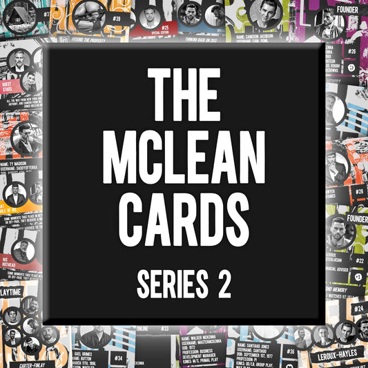 The Mclean Cards - Series 2 - 5 card bundle