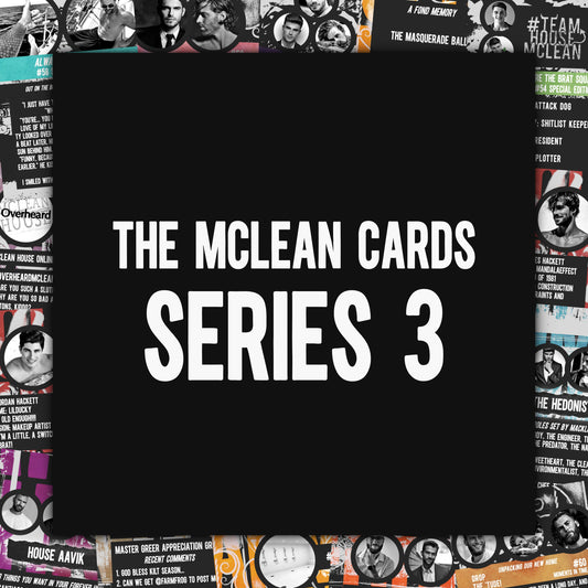 The Mclean Cards - Series 3 - 5 card bundle - PREORDER